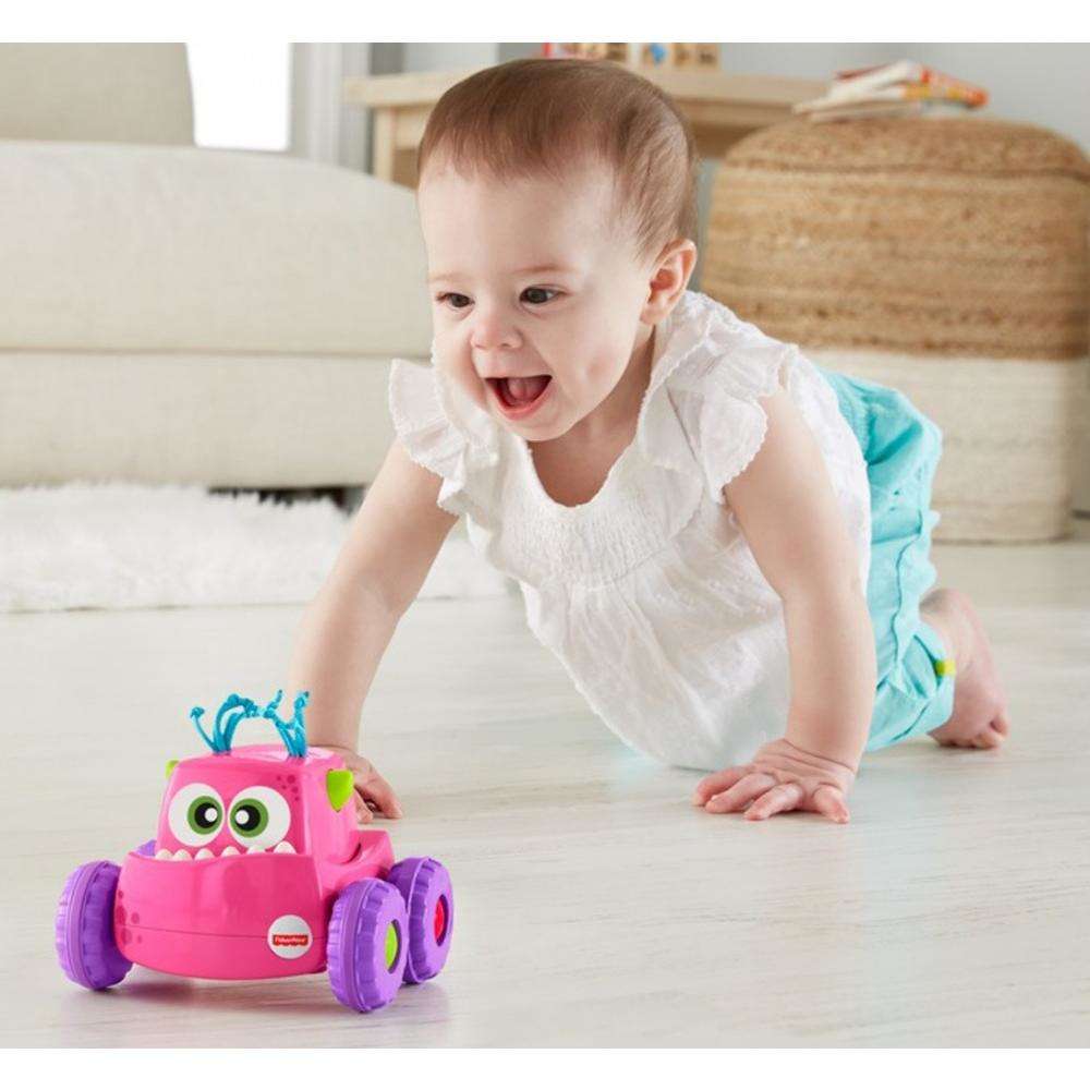 Fisher-Price Press 'N Go Monster Truck with Rolling Motion, Pink - image 5 of 7