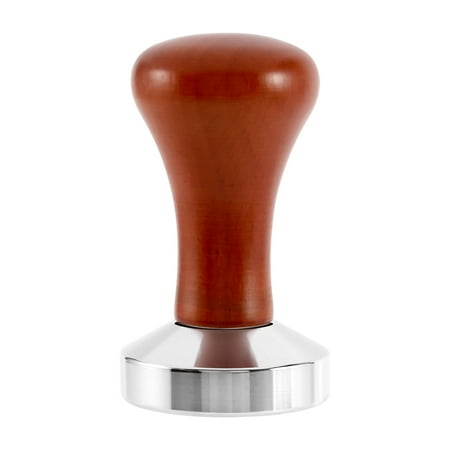 

51mm Espresso Tamper Stainless Steel 304 Spring Coffee Powder Press Flat Base Coffee Powder Bean Press Hammer