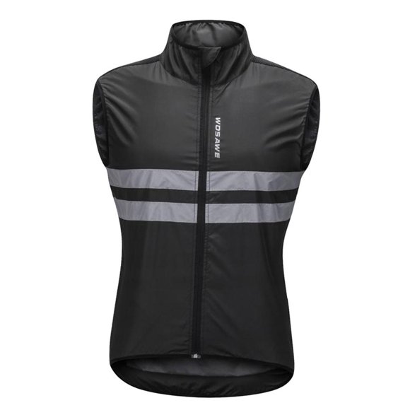 Chaleco sin mangas de ciclismo reflectante de alta visibilidad unisex con cremallera completa XL SG Cola Chaleco de ciclismo