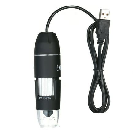 

Suzicca KKmoon 1600X 8-LED Light Magnification USB Digital Microscope with OTG Function W/Stand