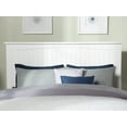 thumbnail image 3 of AFI Nantucket Queen Low Profile Wood Platform Bed Frame with Cottage Headboard, White, 3 of 7