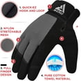 thumbnail image 3 of RDX Weight Lifting Gloves Gym Workout, Full Finger Touch Screen, Breathable Anti Slip Padded Palm Protection, Fitness Strength Training Powerlifting HIIT WOD Exercise, Men Women Home Gym Cycling, 3 of 6