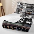 thumbnail image 4 of Erosebridal Happy Camping Quilt Full, RV Car Grid Full Bedspread Sets, 3-Piece 1 Coverlet and 2 Pillowcases, 4 of 7