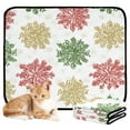 thumbnail image 2 of IAUYY Washable Pee Pads for Dogs Smallx3 Absorbent and Leak-Proof Non-Slip Reusable Puppy Pee Pads for Dogs Applicable to Playpen Potty Crate A Winter Festival Design, 2 of 7