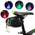 thumbnail image 3 of Luz trasera de bicicleta Luces de bola de bicicleta Flash LED Luz trasera de seguridad nocturna Impermeable Silicona Advertencia trasera Ciclismo nocturno Luz de fondo Colorido, 3 of 5