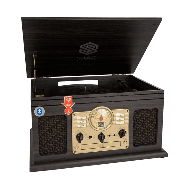Turntable Bt9203 Tocadiscos Tornamesa Nostalgico Combo