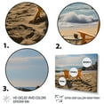 thumbnail image 3 of Designart "Scenic Beach Chairs IV" Nautical & Beach Floater Framed Wall Art Living Room, 3 of 7