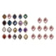 thumbnail image 1 of Adorno Bling Rhinestone Diamante Perla BLESIY color Rosa mixto 30x25mm, 1 of 8
