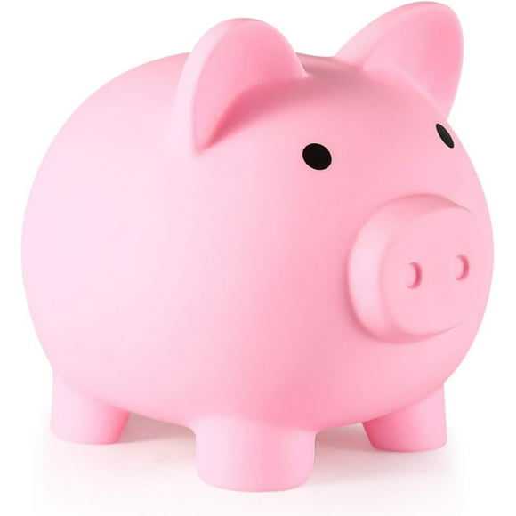 Kids Piggy Bank, Unbreakable Plastic Money Bank Coin Bank for Girls and Boys, Large Size Piggy Bank Gifts for Birthday, Easter, Christmas