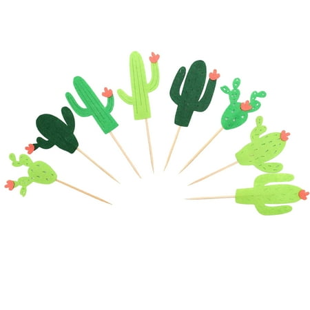 Love Theme Cake (24PCS Cake Topper,Kapmore Decorative Hawaiian Theme Cactus Shape Cupcake Topper Food Pick Party Decor)