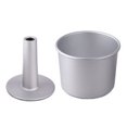 thumbnail image 1 of 4-inch hollow chiffon live bottom cake mold, 1 of 8