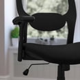 thumbnail image 4 of Pemberly Row Contemporary Mid-Back Super Mesh Office Chair in Black, 4 of 8