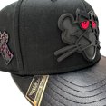 thumbnail image 5 of Gorra VAGO Style LA PANTERA Negra Visera Curva de Piel, 5 of 5