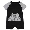 thumbnail image 1 of Gerber Lot de 2 Barboteuses pour Bébés Garçons, Gris Tiger, 12M, 1 of 3