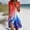 Sky Blue, variant on Maxi Dresses for Women 2026 Summer Independence Day Flag Print Dress Trendy Casual Crew Neck Short Sleeve USA Beach Holiday Dresses