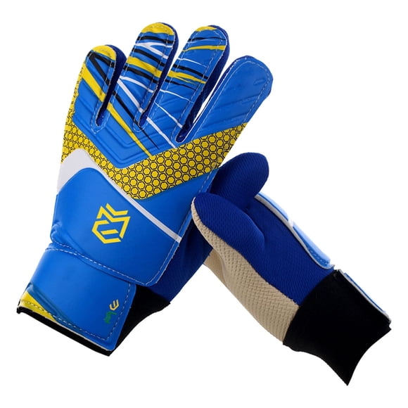 AQITTI Gants de Gardien de But de Soccer 1 Paire Gants de Gardien Respirants Impact Texture Antidérapante Gants d'Entraînement de Soccer Gants pour Enfants