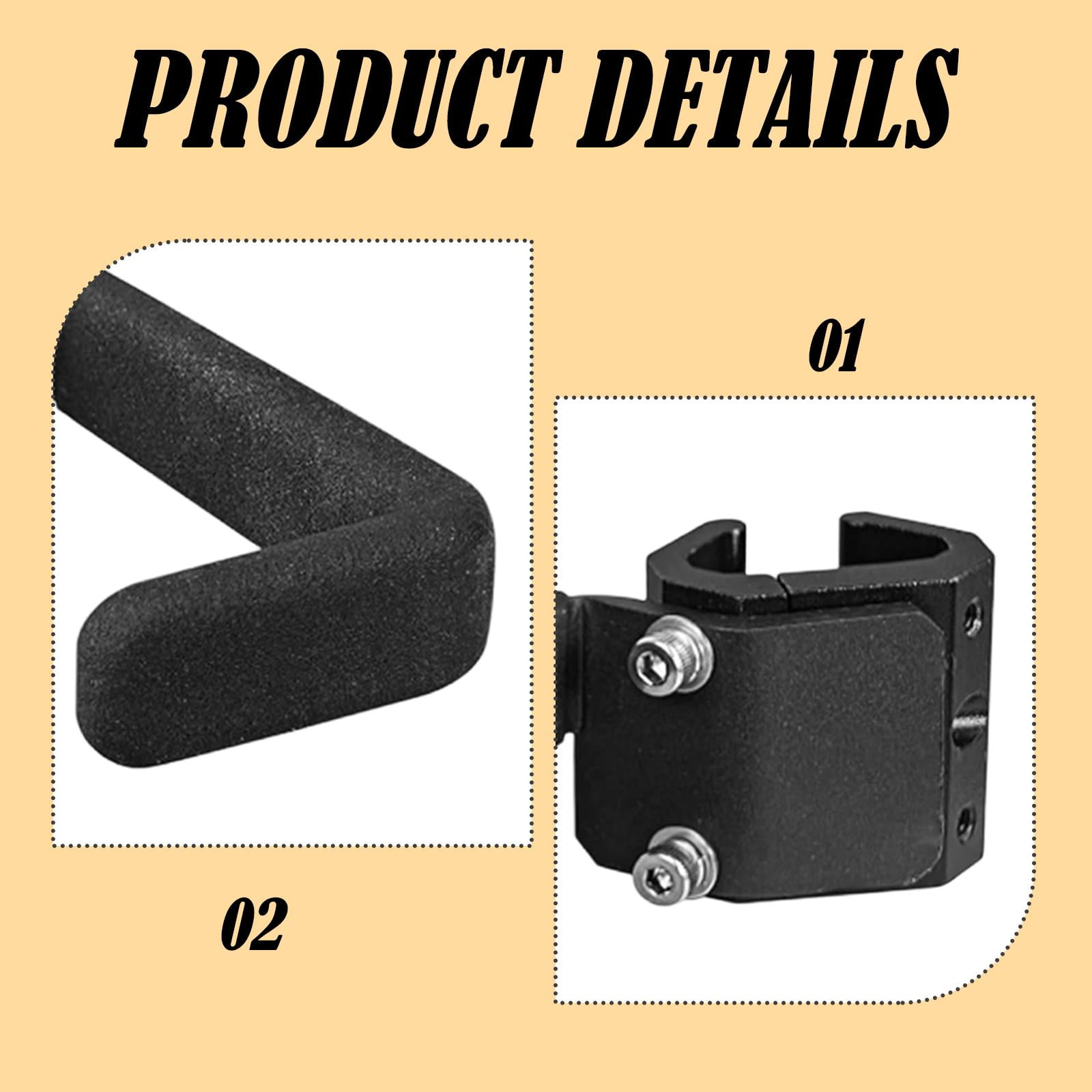 simhoa Set of 2 Extension Cable Holders for Toolboxes, Aluminum Construction, Compact, Easy Installation, Professional Cable Management Clips
