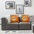 thumbnail image 2 of Summer Decor Pillow Covers Orange Floral Sunflower Hello Sunshine Cushion Cover You Are My Sunshine Farmhouse Sweet Summer time Home Decor PillowcasesFor Sofa Patio Couch(Orange), 2 of 7