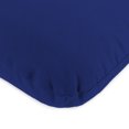 thumbnail image 3 of Jordan Manufacturing 45" x 22" Veranda Cobalt Blue Solid Rectangular Outdoor Chair Cushion with Ties and Hanger Loop, 3 of 10
