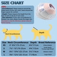 thumbnail image 2 of GFDYREE Cat Cone, Soft Cone for Cats to Stop Licking and Scratching, Comfortable Cat Cone Collar with Upgraded PVC Material and Adjustable Velcro for Healing Wound, After Surgery and Vet Vis, 2 of 7