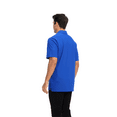 thumbnail image 5 of Zfeel Men's High Performance Poly Polo Shirt, Short Sleeve Collared Pure Dry Fit , Royal, L, 2 Pack, 5 of 6