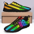 thumbnail image 4 of LGBT Pride Shoes Men Women Fashion Rainbow Sneakers Lightweight Breathable Running Shoes Gift for Gay Lesbian Black Size 4.5, 4 of 5