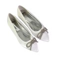 thumbnail image 4 of XY London Womens Blossom Bow Diamante Pointed Ballerina Flats, 4 of 5