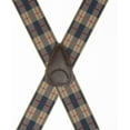 thumbnail image 3 of SuspenderStore Plaid Dressy Clip-End Suspenders W/Brass Accents - 3 Sizes, 3 of 4