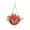 Rose, variante sur xiaxaixu Fleurs Suspendues Artificielles dans un Panier Fausses Fleurs en Soie dans un Panier Chaîne Pot de Fleurs pour Patio Pelouse Jardin Déco