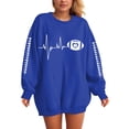 thumbnail image 7 of Godom Oversized Sweatshirt for Women Rugby Graphic Pullover Long Sleeve Drop Shoulder Fleece Sweatshirt, 7 of 7