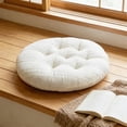 thumbnail image 4 of JZCHUNTOY Chair Seat Cushion, 1 Piece Soft Fluffy Comfortable Chair Pad, High Resilience Anti-Slip Bottom Seat Filler, Thickened Cushion for Dining Chair, Office Chair, Sofa, Bedroom and Floor Use, 4 of 6