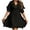 Black, variant on Antinious Summer Dresses for Women,Womens Dresses for Party,Elegant Dresses for Women Solid Short Sleeve V-Neck Beach Dress,Beige,Free Size