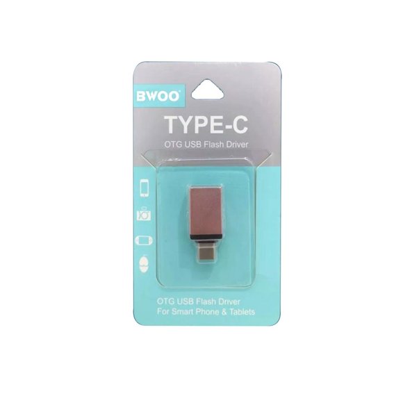 BWOO - Adaptateur USB vers Type-C, Rose