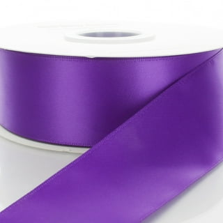 Purple Felt Butterflies & Flowers Woven Craft Ribbon 0.5 x 22 Yards