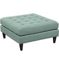 thumbnail image 2 of Modway Empress Mid-Century Modern Upholstered Fabric Ottoman In Wheatgrass, 2 of 2