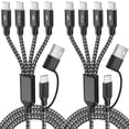 thumbnail image 1 of Cable de carga múltiple MPATIBY USB-A/C a USB-C 4 en 2, 1 of 7