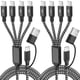 thumbnail image 1 of Cable de carga múltiple MPATIBY USB-A/C a USB-C 4 en 2, 1 of 7