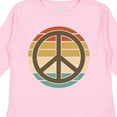 thumbnail image 4 of Inktastic Retro Peace Sign Sunset Boys or Girls Long Sleeve Toddler T-Shirt, 4 of 5