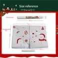 thumbnail image 5 of Bewildely Adhesivo de pared Navidad ventana pegatina ornamento pared arte extraíble hogar vinilo ventana pared pegatinas calcomanía decoración baño Kits de decoración para fiestas No. 4 Bewildely HA024225-04, 5 of 5