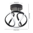 thumbnail image 6 of 11 inch LED Flush Mount Novelty Ceiling Light Globe Dimmable, 6 of 9