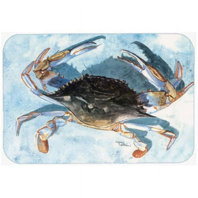 Carolines Treasures 8055LCB Crab Glass Cutting Board - Large