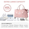 thumbnail image 2 of Bolsa de viaje HYC00 Weekender Overnight Pink 40L para mujer, 2 of 9