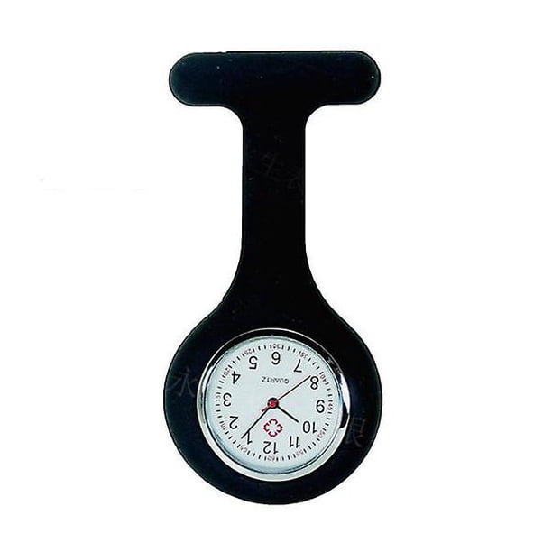 Broche de reloj de enfermera, silicona con pin/clip, brillo en la oscuridad, dise?o de control de infecciones, enfermera de atención médica médico paramédico M LingWen 1327534107050