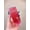 Glitter red, variant on Jam Toothpaste Stress Ball Shapeable Fidget Squishy, Non-Bounce with Paste Feel for ASMR & Anxiety Relief, Adult Sensory Tool
