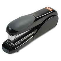 Max HD50DFBK Flat-Clinch Standard Stapler, 30-Sheet Capacity, Black