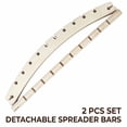 thumbnail image 2 of Detachable Hammock Spreader Bar, 2Pcs Sturdy Lightweight Wooden Crossbars, Heavy Duty Hammock Support Rods Prevent Sagging Bunching Stable Even Support for Patio Backyard Camping Garden Replacement, 2 of 7