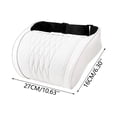 thumbnail image 3 of Luckky Universal Memory Foam Car Headrest Neck Pillow, Soft Comfortable Auto Head‑Support Cushion, Ergonomic Travel Neck Rest Pillow for Car Seat, White, 3 of 7