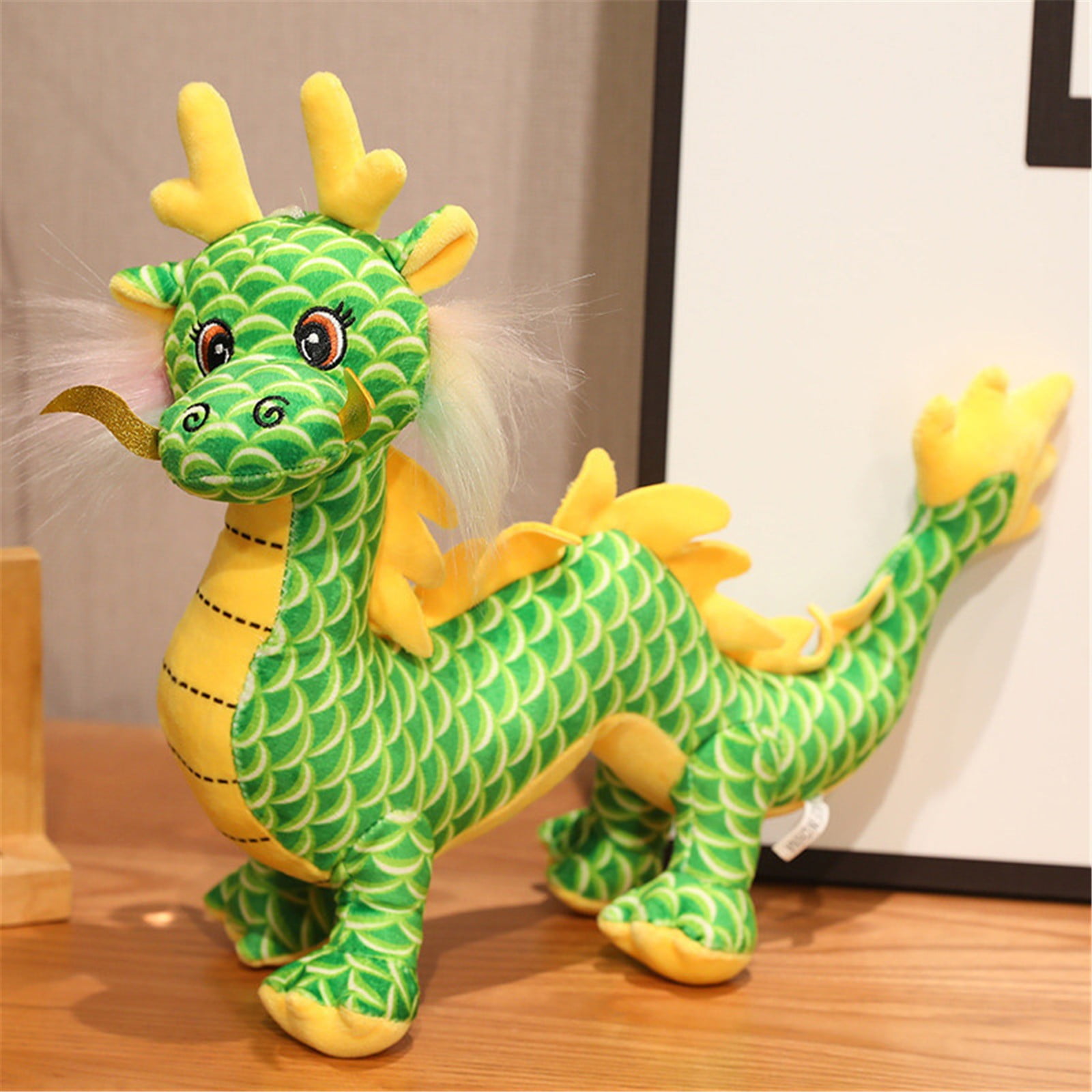 HUASHENG Chinese Dragon Plush 2024 Chinese New Year Dragon Stuffed