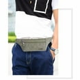 thumbnail image 4 of Leodye Set of 1 Money Belt for Men & Women Travel Hidden Wallet Secure Passport, Cards, Cash& Phone Adjustable& Wearable Slim Waist Bag Under Clothes, 4 of 6
