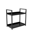 thumbnail image 2 of Estante cosmético para almacenamiento, estantería de sobremesa, organizador para el cuidado de la piel del baño, metal, multicapa, aspecto estilizado, base giratoria, fácil de limpiar, modular, blanco, 2 of 8